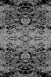 Mandala In Snow 1b