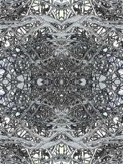 Mandala In Snow 6a